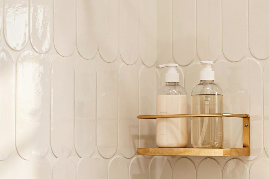 Glossy Fishscale Tile for Half Baths | Sarina 3x12 in White Ice | Small Bathroom Wall Ideas
