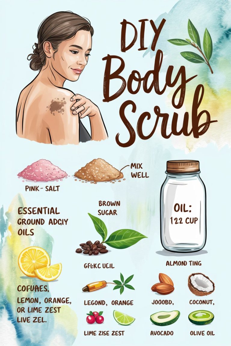 DIY Homemade Body Scrub Recipe with Natural Ingredients