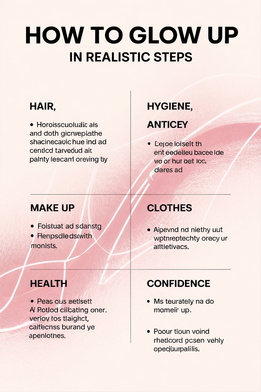 How to Glow Up in Realistic Steps: Beauty & Skincare Guide